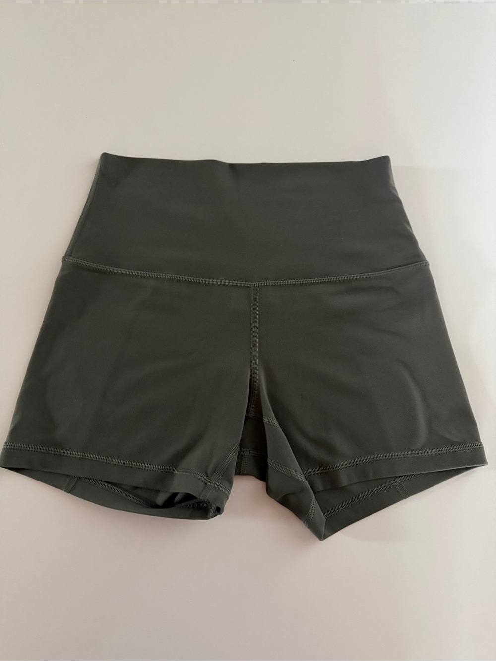 lululemon athletica Align High Rise Shorts - Olive Green Size 6